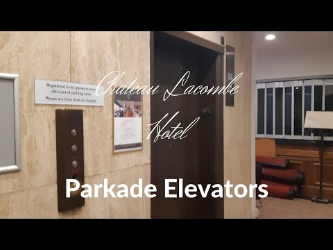 Nice OTIS Parkade Traction Elevators @ Chateau Lacombe Hotel, Downtown, Edmonton, AB