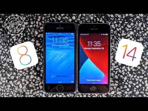 iOS 14 vs iOS 8 UI comparison ♥️