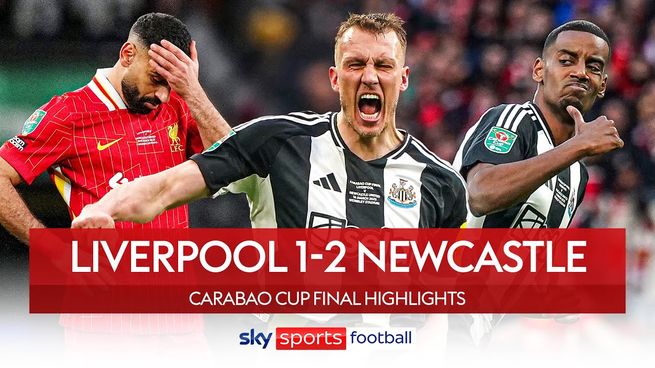 Magpies END 70-year domestic trophy wait 🏆 | Liverpool 1-2 Newcastle | Carabao Cup Highlights