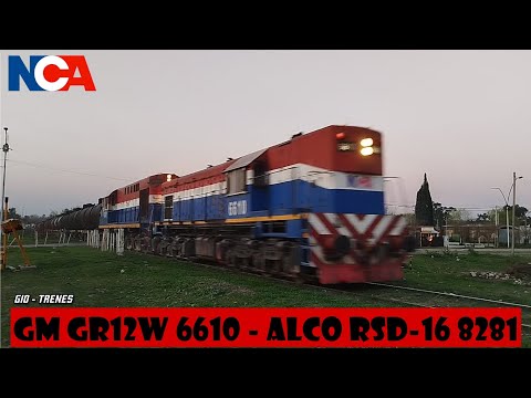 🚂🚂 Tren de NCA pasando tranqui por San Lorenzo rumbo a Rosario 📣