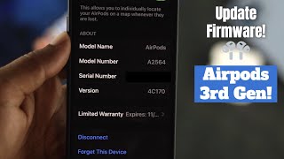 How To Update AirPods 3 Firmware Version! [Software Update Guide]