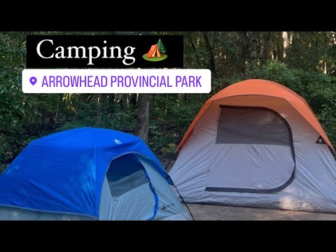 One day camping trip #camping #trip #canada #vlog #beach #trekking