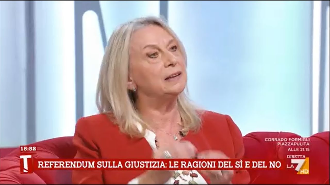 Silvia Albano - Tagadà La7 - 15 gennaio 2026