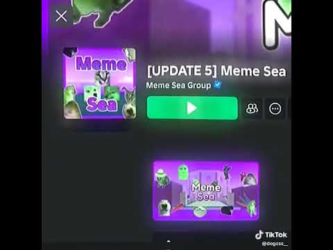 When meme sea got update 5 #roblox #games #meme sea #gameplay