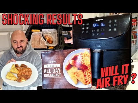 SHOCKING RESULTS cooking this ALL DAY BREAKFAST in the AIR FRYER !!! - Cosori 5.5l Basket Air Fryer!