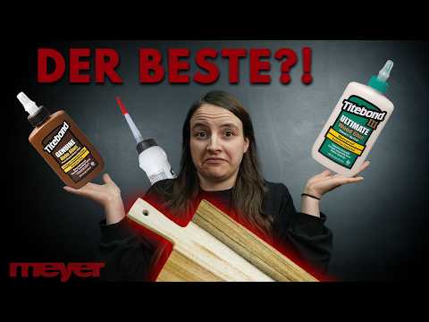 Verleimen ABER RICHTIG! -  Der beste Leim für dein Schneidebrett