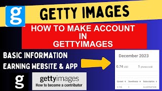 How to Create Account In GettyImages 2024 | Earn From Photos | GettyImages Earning Proof