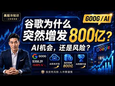 谷歌为什么突然增发800亿？AI机会，还是风险？