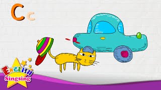 C is for Cap, Car, Cat - Letter C - Alphabet Song | Learning English for kids