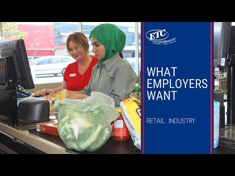 Find out What Employers Want - Retail industry