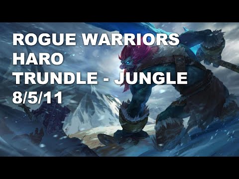 Rogue Warriors Haro Jungle Trundle vs Rek'Sai - KR Grandmaster Patch 10.8