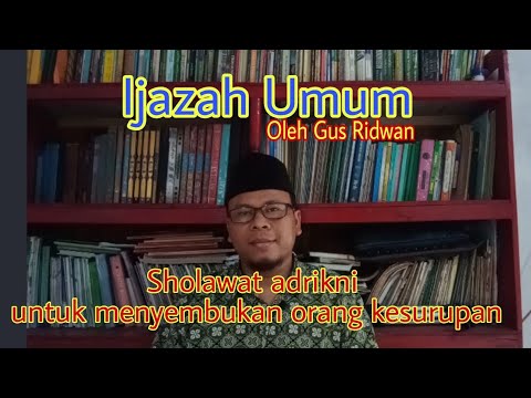 Adrikni sholawat diploma to cure people who are possessed