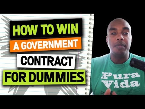 How to Win a government contract for Dummies - Eric Coffie