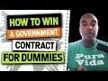 How to Win a government contract for Dummies - Eric Coffie