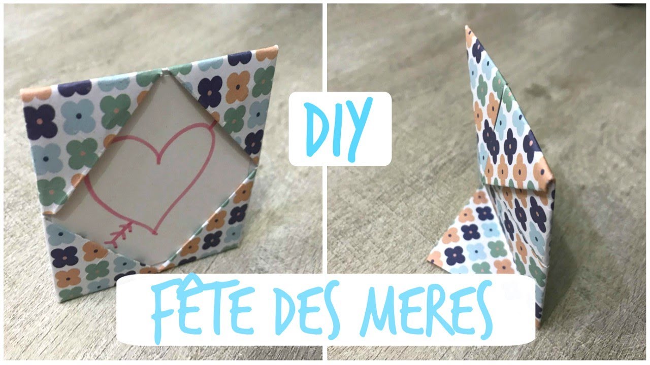 Porte-Photo en Origami pour la fête des mères !