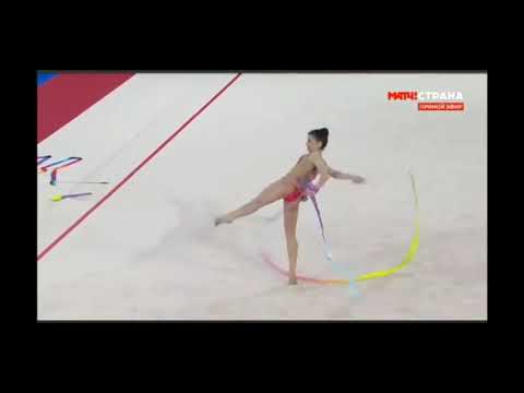 Valeria Vatova (BUL) Ribbon Qualification - 1st FIG Rhythmic Gymnastics Junior World Championships