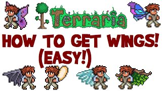 Terraria: HOW TO GET WINGS GUIDE! Buy or make EASY! PC 1.3 AND Android/iOS/Xbox 360!