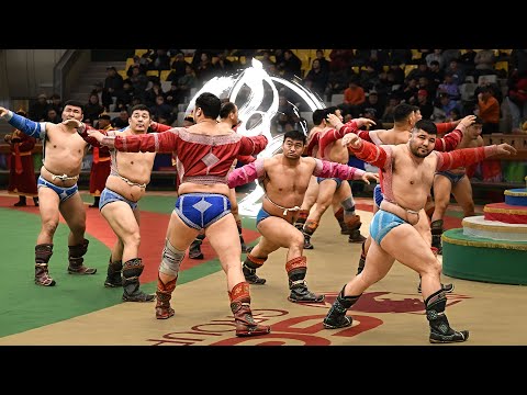 Монгол Улсын начин Уснихын Балжиннямын нэрэмжит улс, аймаг, цэрэг, сумын цолтой 128 бөхийн барилдаан