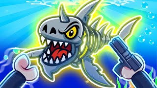 Catching the SKELETON SHARK in ROBLOX