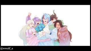 ILUNA❤️‍🩹💙🤍💜💚❤️