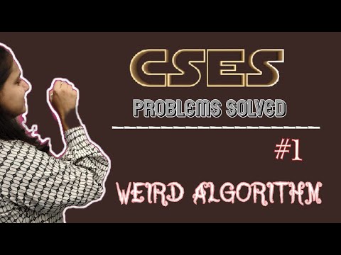 1 Solution For Weird Algorithm From Cses Problem Set