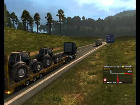 ETS 2 Mercedes Benz Actros MP4 tuning + Job