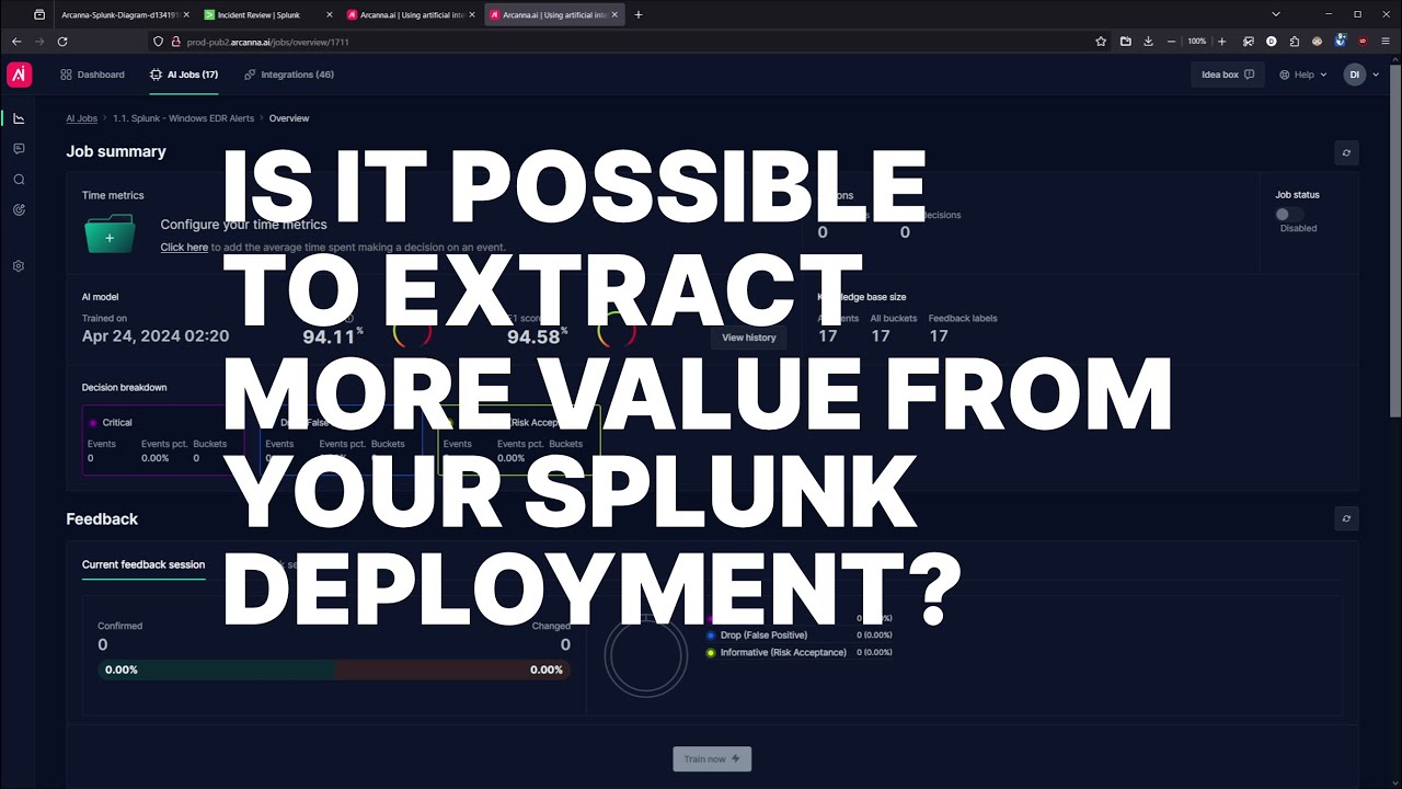 Enhance SOC Decision Making with Splunk and Arcanna.AI Integration