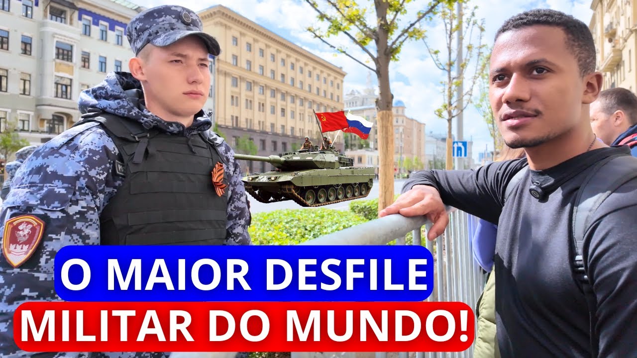 🇷🇺 FUI NO DIA DA VITÓRIA EM MOSCOU: RUSSA E BRASILEIRO NO MAIOR FERIADO DA RÚSSIA! (9 DE MAIO)