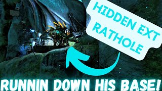 ❄️Solo Raiding A OP Extinction Rathole Location❄️ - Official Small Tribes PVP Ark PS4