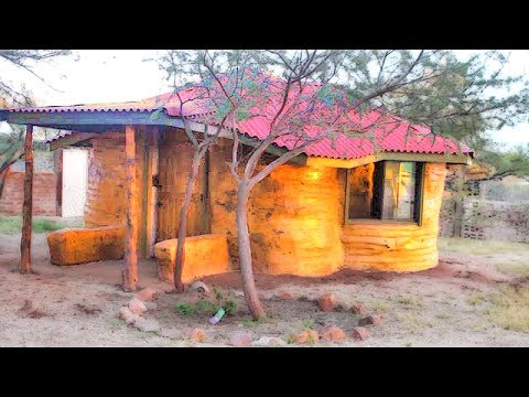 Earth Bag House Construction With Paper Bag Floor Walls