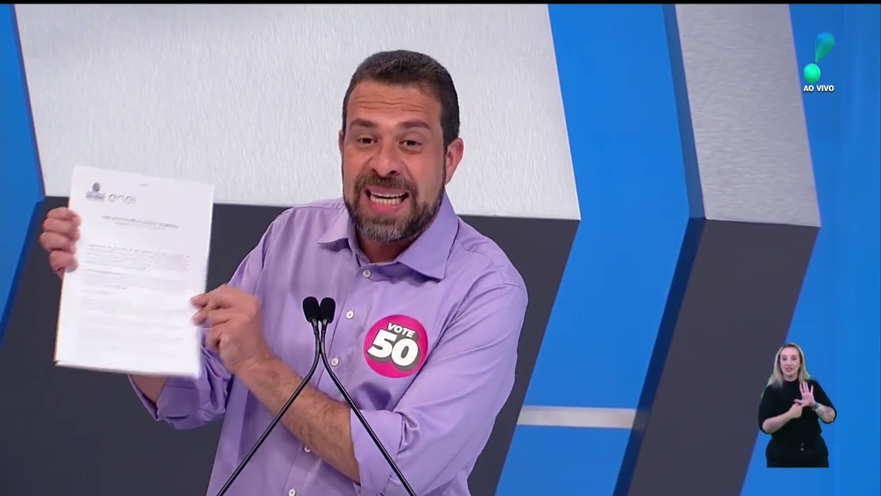 Guilherme Boulos chama Ricardo Nunes de covarde em suas considerações finais