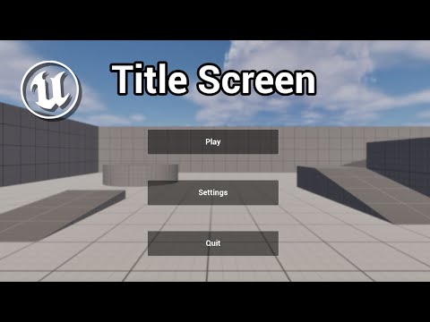 How to Create Main Menu in Unreal Engine 5!