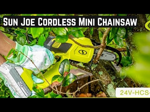 Sun Joe Cordless Mini Chainsaw