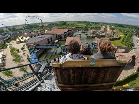 Vekoma Family Boomerang Light Explorers Energylandia 2025 POV Onride