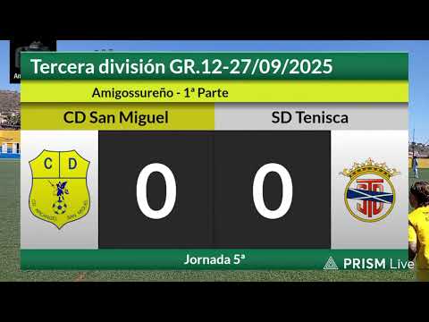 CD San Miguel VS SD Tenisca - 27/09/2027