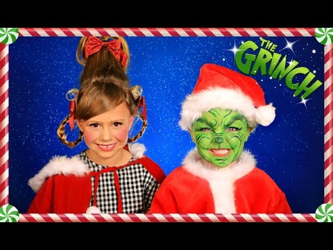 The Grinch and Cindy Lou Who Christmas Makeup, Hair,...