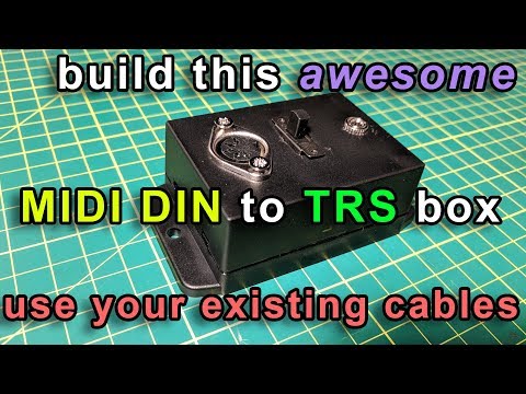 MIDI DIN to TRS converter box - Part 3