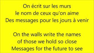 On Écrit Sur Les Murs - Kids United Nouvelle Génération - Paroles/English Translation