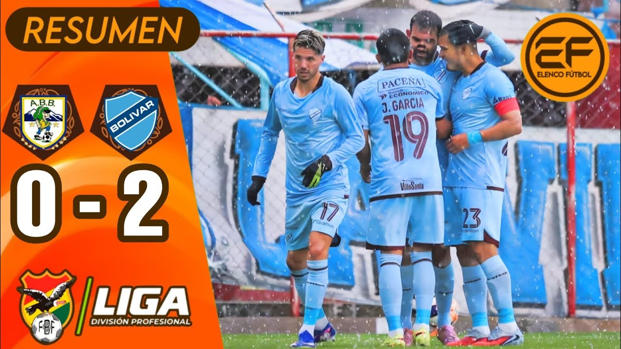 Academia de Balompié Boliviano vs Bolívar Highlights