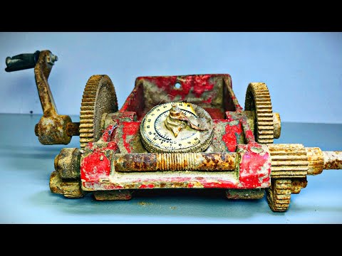 Antique Motor Winding Machine Restoration