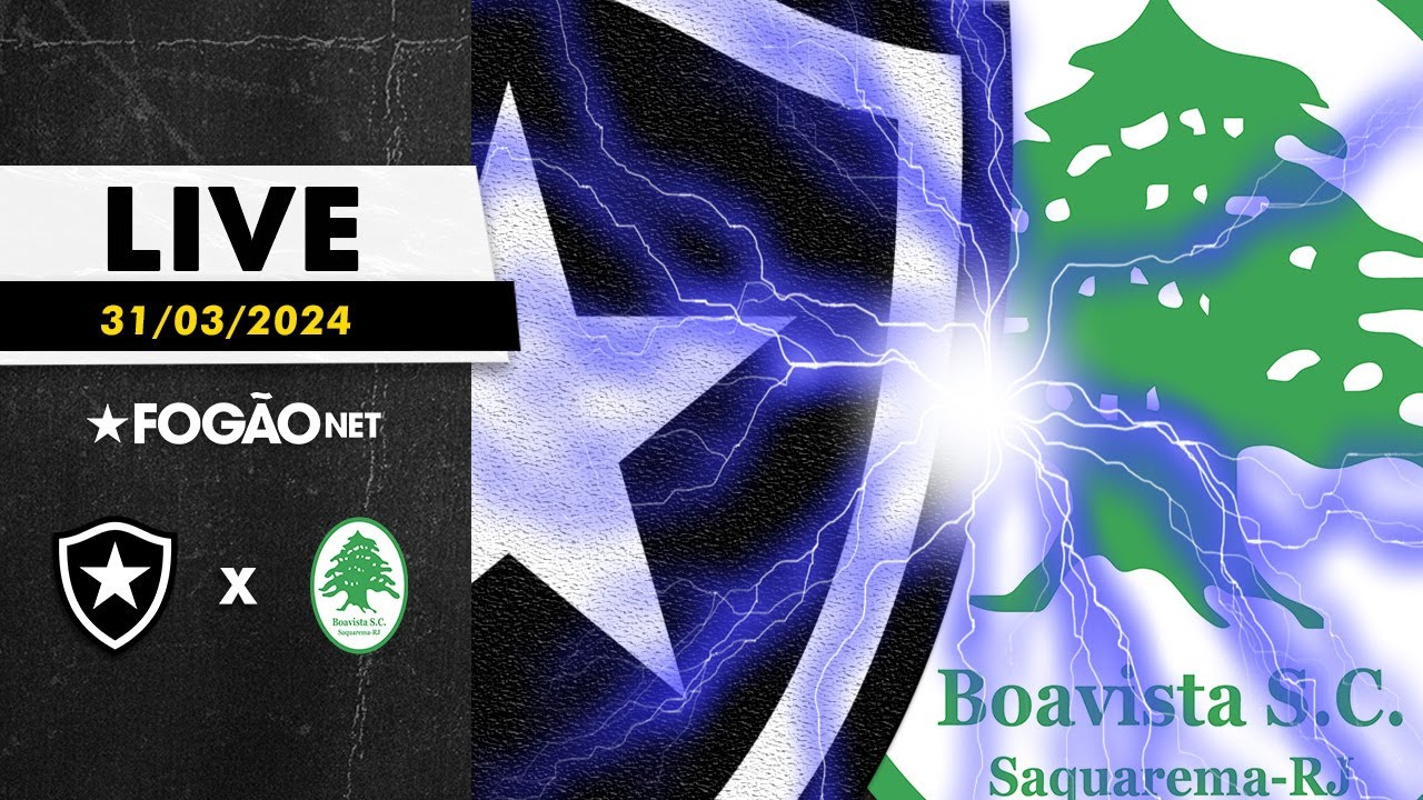 LIVE | Pré-jogo de Botafogo x Boavista na segunda partida da final da Taça Rio; Feliz Páscoa a todos