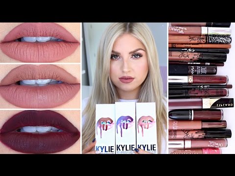 Kylie Lip Kits ♡ Dupes & First Impression Review! Video