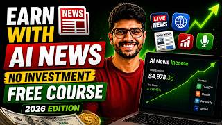 AI News Se Paise kaise? | AI News Business FREE Full Course 2026 thumbnail