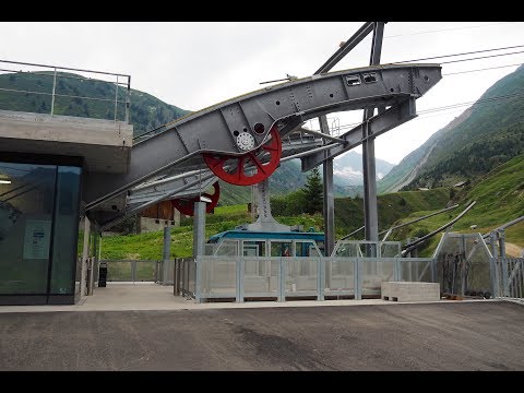 Luftseilbahn Salins - Cungieri - Cuolm da Vi, Sedrun-Disentis (Talfahrt)