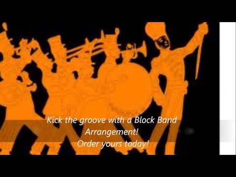 "Rhythm is Gonna Get You" by Block Band for Marching Band - Group Size B or C