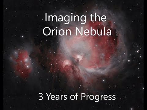 Imaging the Orion Nebula: 3 Years of Improvement