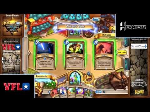 [Hearthstone]  VFL Weekly #10 HIGHLIGHTS Semi Finals 1 MrSwipe vs. PromiseHS