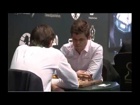 GM Grischuk (Russia) - GM Carlsen (Norway) 5 min + PGN World Blitz