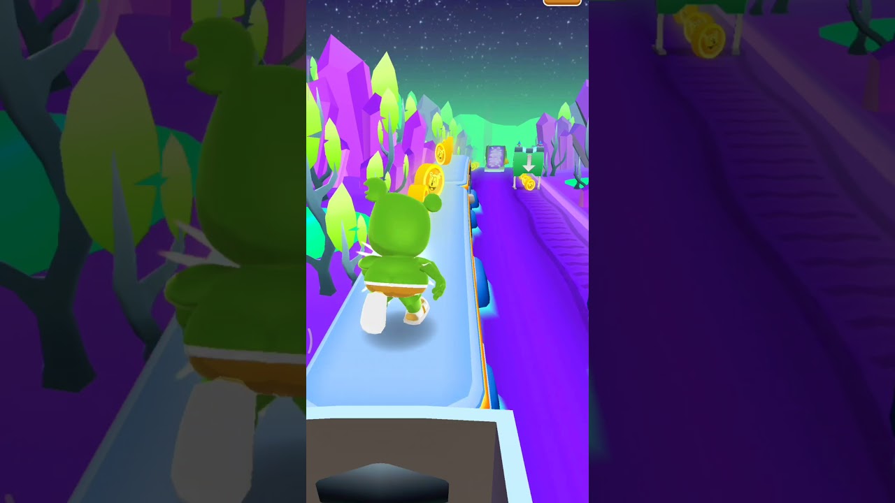 Gummy Bear Running Android Gameplay iOS Endless Runner #3 | #Shorts