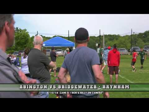 Abington vs Bridgewater - Raynham Game 5 Ultimate Frisbee - 6/10/18